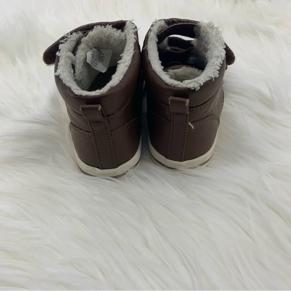 Gymboree Brown Kids Boots with Velcro Straps